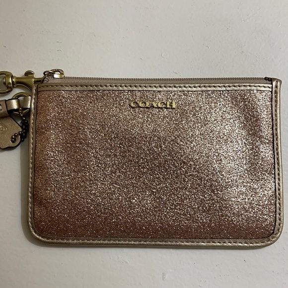 Gold Coach Wristlet - Picture 1 of 3